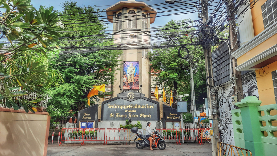 태국 방콕의 베트남마을 반 유안의 중심인 St. Francis Xavier Church 성 프란시스 자비에르 성당